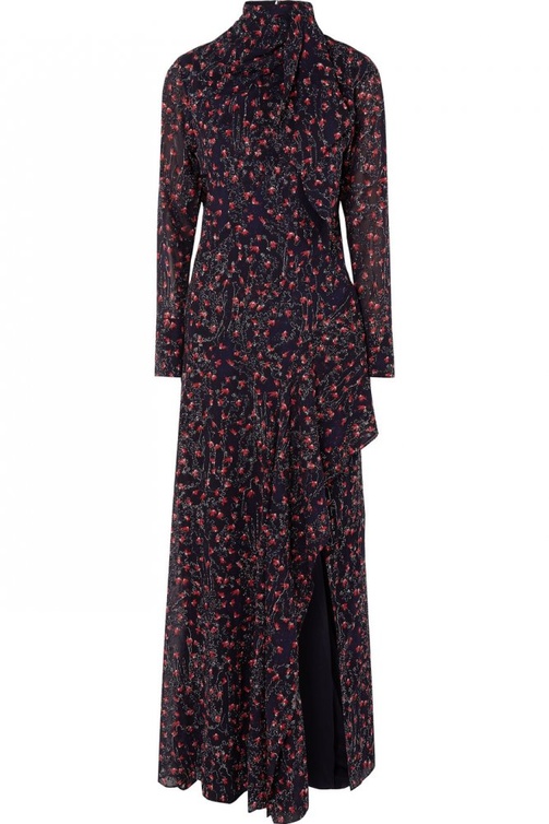 فستان ماكسي معرق من Chloé 