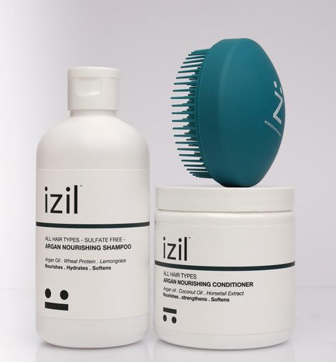 مجموعة غسيل الشعر من Izil