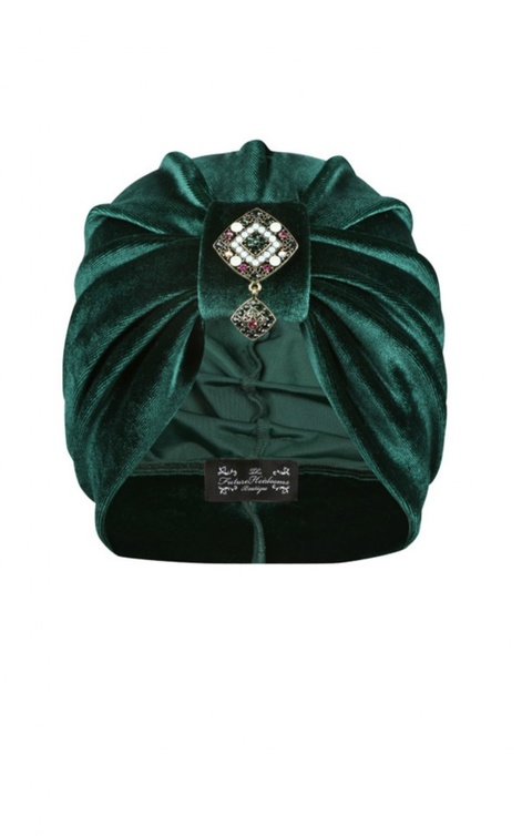 ASTALA JEWEL VELVET TURBAN