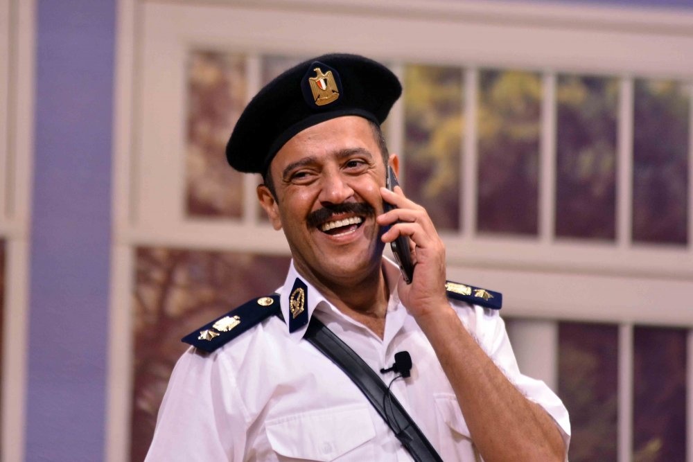 أشرف عبد الباقي في احدى عروض مسرح مصر