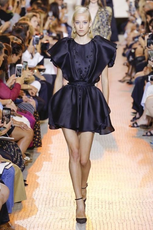 Elie Saab فستان سهرة قصير منفوش من 