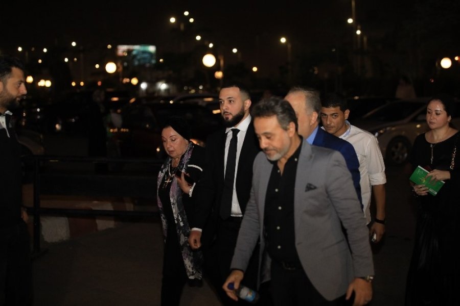 من عزاء الراحل هيثم زكي