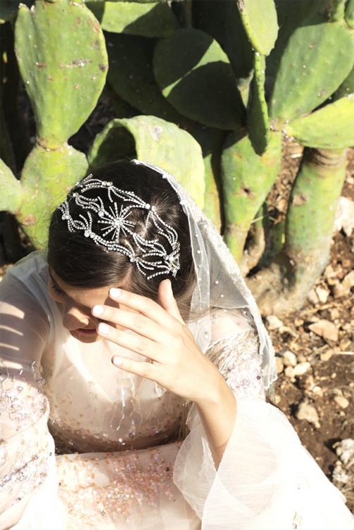 اكسسوارات aura headpieces تاج من الكريستال والشواروفسكي