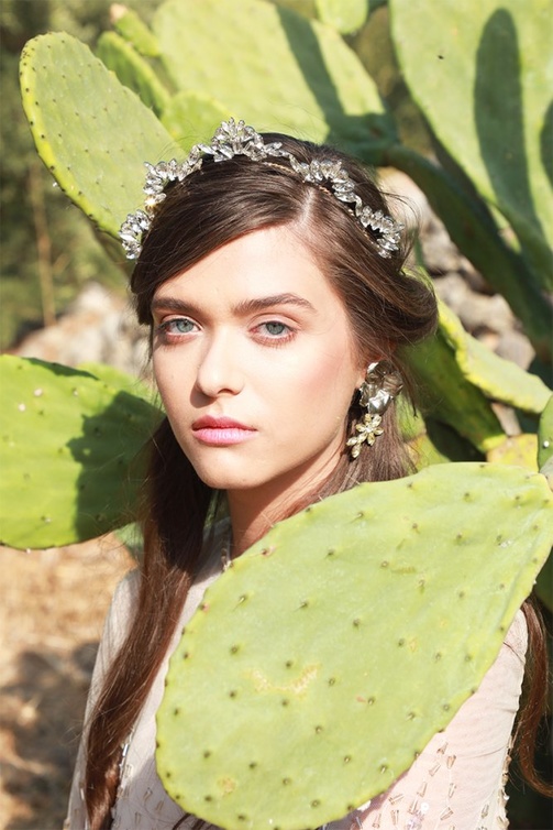 اكسسوارات aura headpieces تاج من الكريستال