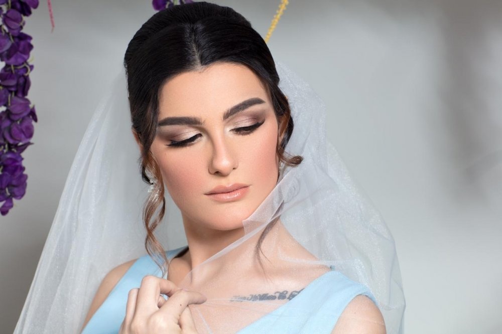 مكياج عروس من خبيره التجميل السعودية أمل جابر