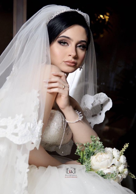 مكياج عروس من خبيره التجميل السعودية أمل جابر