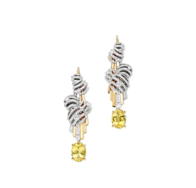 أقراط Nuages d’Or من شوميه Chaumet