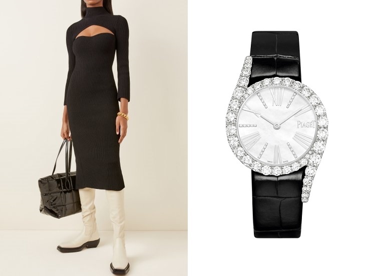 ساعة من Piaget وفستان من Khaite