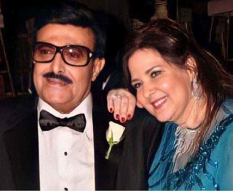 الفنان الراحل سمير غانم وزوجته الراحلة دلال عبدالعزيز