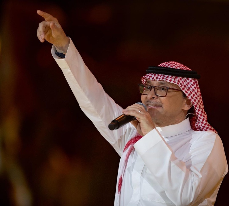 عبدالمجيد عبدالله في إحدى حفلاته