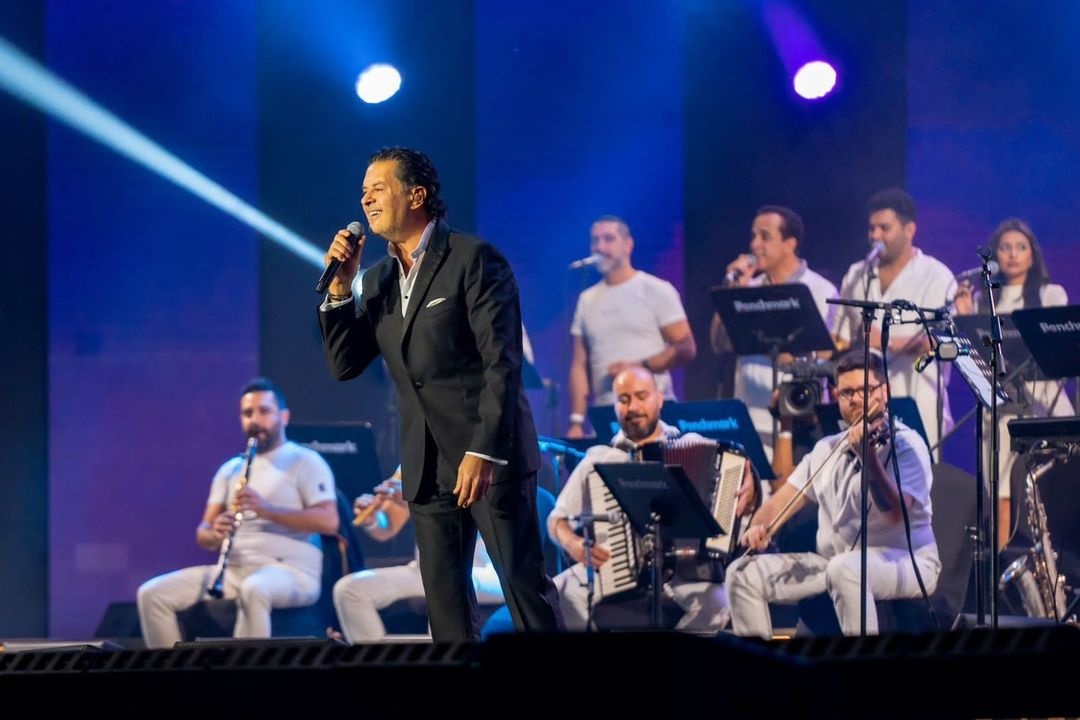 راغب علامة في الحفل