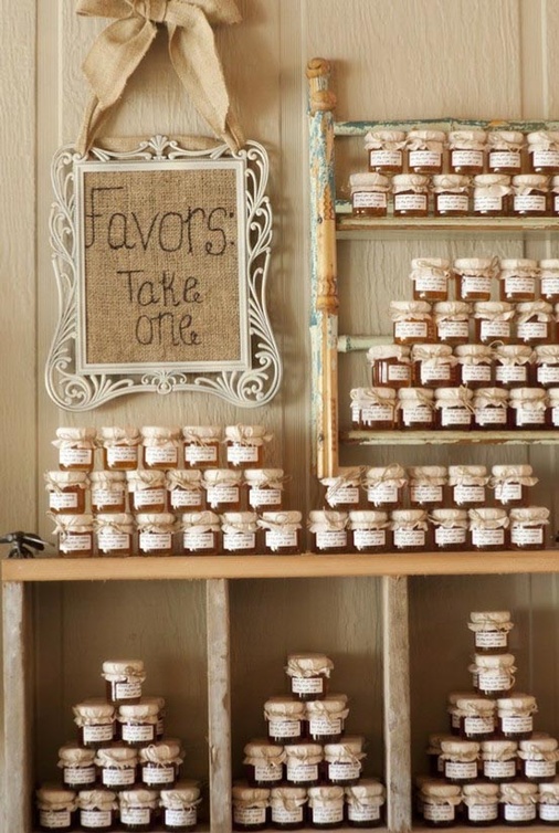 Jam Wedding Favours