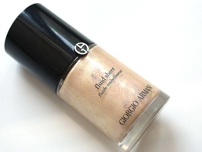 الهاي لايت السائل من جورجيو ارماني Giorgio Armani Fluid Sheer Ultra-Light Glowing Fluid