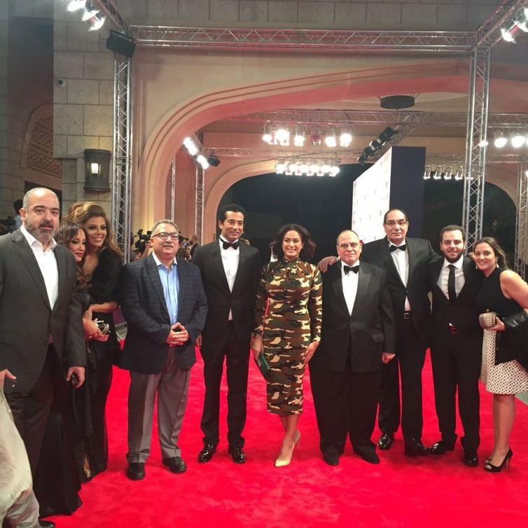 فريق عمل فيلم مولانا بمهرجان دبي السينمائي