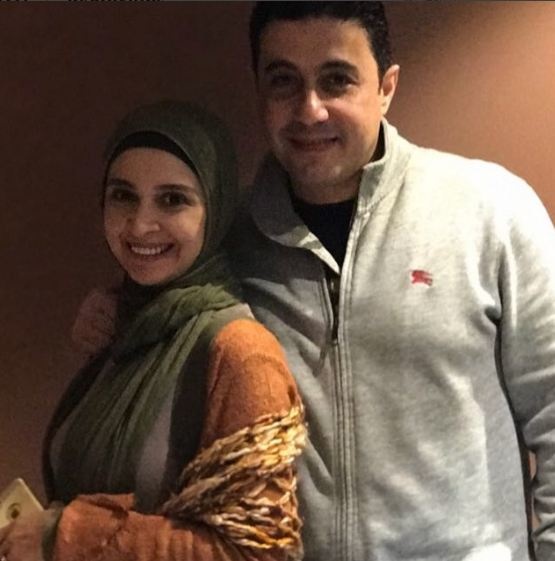 حنان ترك باحدث صورة لها مع زوجها