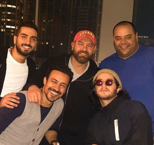 عمرو يوسف وأبطال الفيلم 