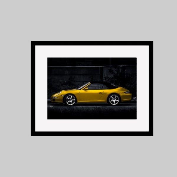 Gold Porsche