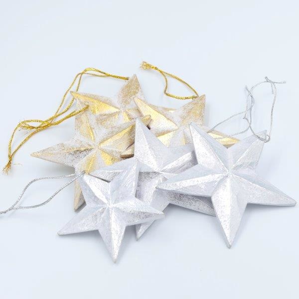 Solid Star Tree Ornament - group