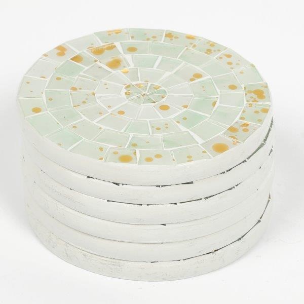 Sandy Drink Coasters - green