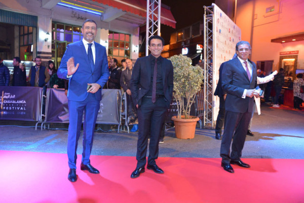 خالد يوسف وآسر يس وأحمد وفيق في مهرجان الدار البيضاء