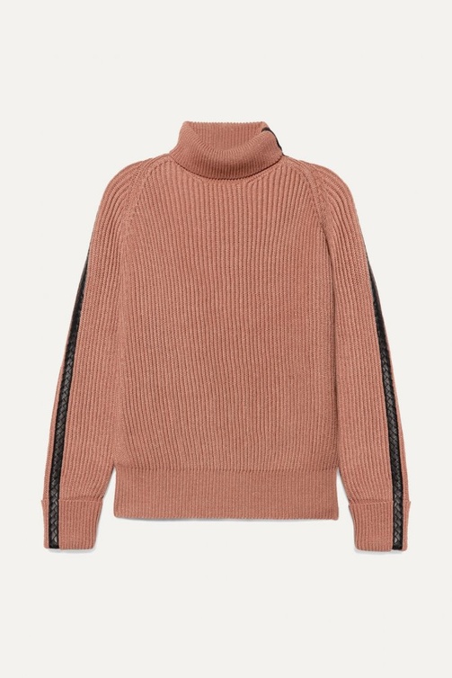 Bottega Veneta بلوزة ياقة عالية