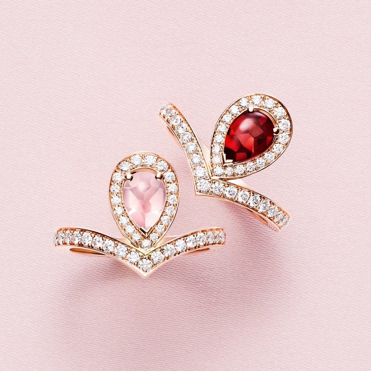 خواتم خطوبة ذهب للعروس من دار Chaumet