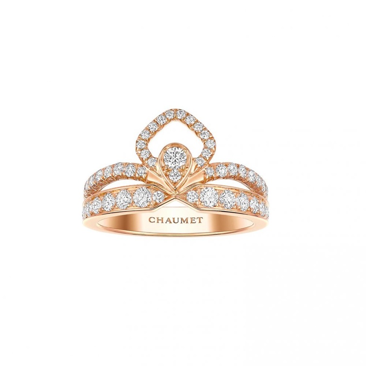خواتم خطوبة ذهب للعروس من دار Chaumet