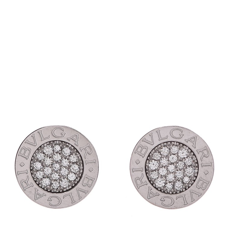 موديلات أقراط الماس diamond studs الإطلالات اليومية من Bvlgari