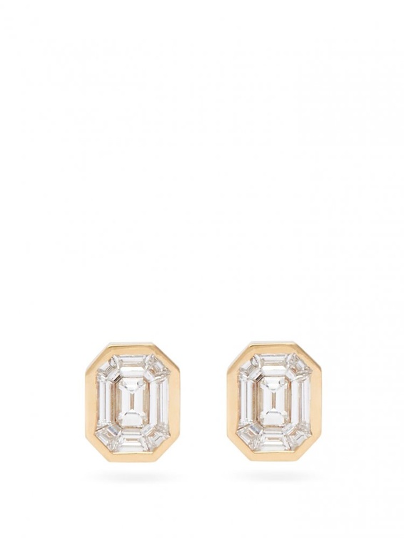 موديلات أقراط الماس diamond studs الإطلالات اليومية من Shay