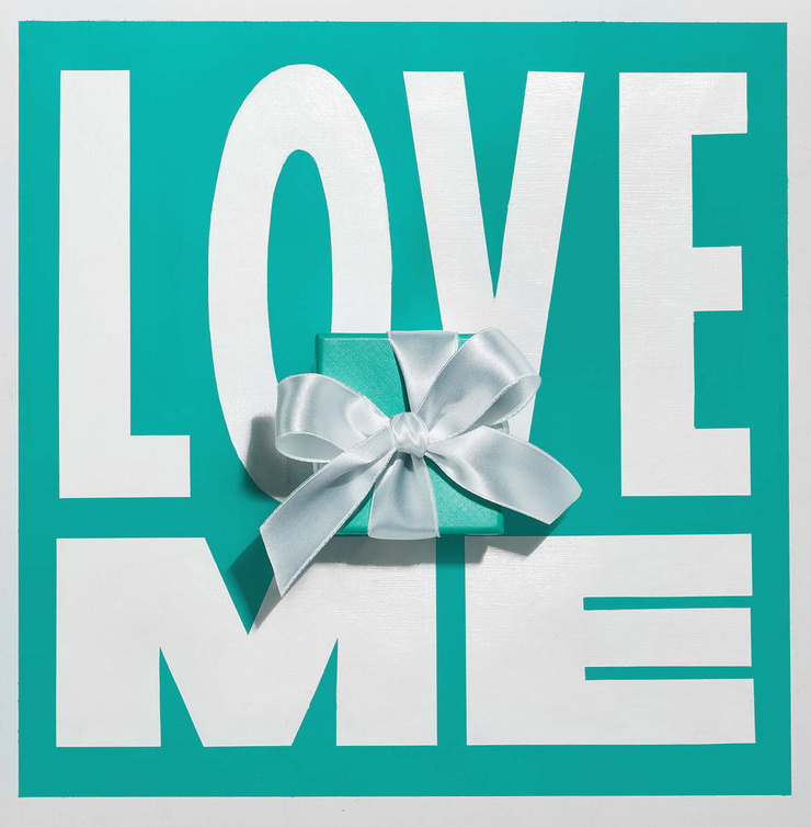 حملة الأزرق هو لون الحب من.Tiffany& Co 