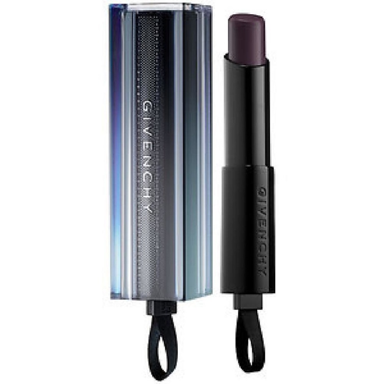 Givenchy Rouge Interdit Vinyl Color Enhancing Lipstick in Noir Revelatueur