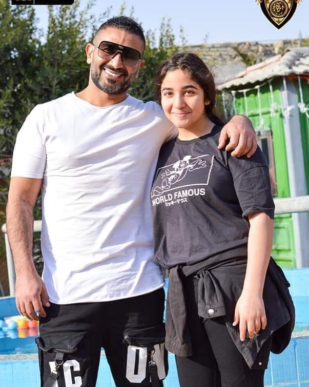 احمد سعد يعايد ابنته بمناسبة عيد ميلادها