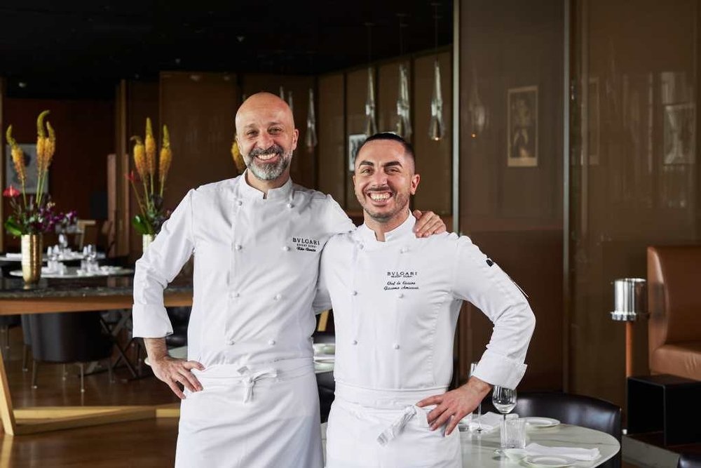 الشيف Chef Niko Romito و الشيف Giacomo Amicucci