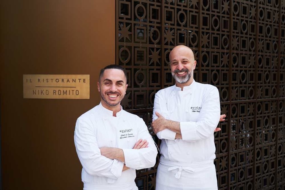 الشيف Chef Niko Romito و الشيف Giacomo Amicucci